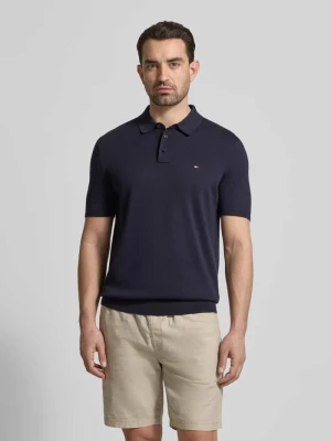 Koszulka polo z dzianiny o kroju regular fit z czystej bawełny Tommy Hilfiger