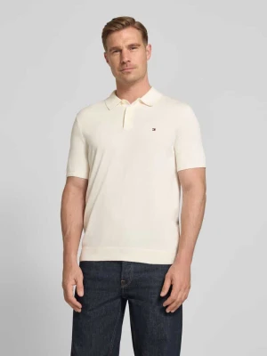 Koszulka polo z dzianiny o kroju regular fit z czystej bawełny Tommy Hilfiger