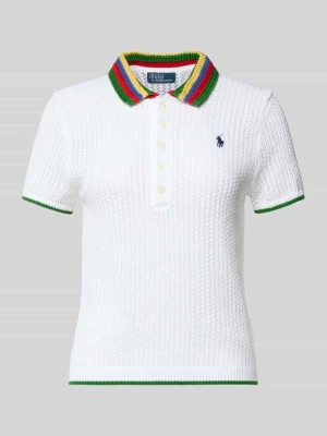 Koszulka polo z dzianiny o kroju regular fit z mieszanki bawełny Polo Ralph Lauren