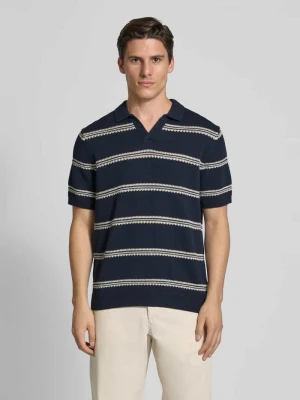 Koszulka polo z dzianiny o kroju relaxed fit z dekoltem w serek MCNEAL