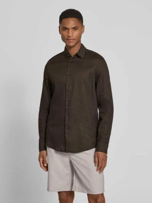 Koszulka polo z dzianiny w dwukolorowym wykonaniu krój slim fit model 'Triton' drykorn