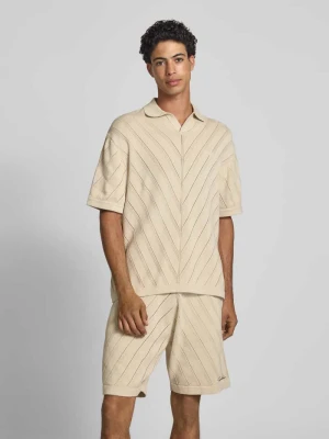 Koszulka polo z dzianiny z wyhaftowanym logo model ‘Canva’ Pegador