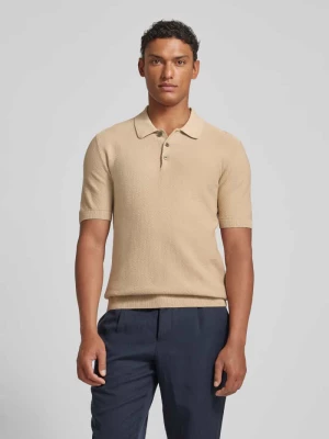 Koszulka polo z fakturowanym wzorem model ‘BLUSANDRI’ Jack & Jones Premium