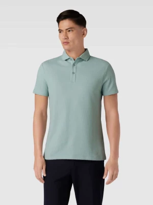 Koszulka polo z fakturowanym wzorem model ‘Fisher’ Strellson