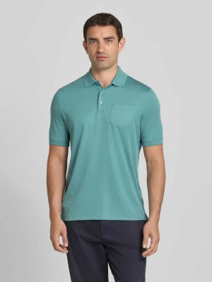 Koszulka polo z kieszenią na piersi Bugatti