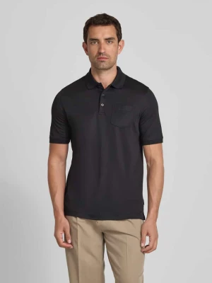 Koszulka polo z kieszenią na piersi Bugatti