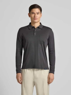 Koszulka polo z kieszenią na piersi Lerros