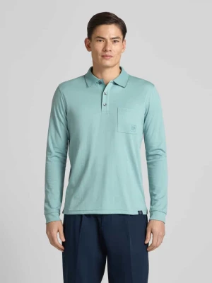 Koszulka polo z kieszenią na piersi Lerros