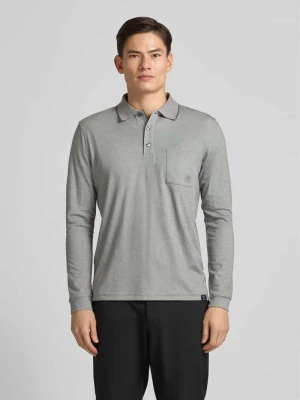 Koszulka polo z kieszenią na piersi Lerros