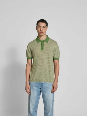 Koszulka polo z krótką listwą guzikową Closed Khaki