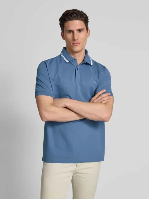Zdjęcie produktu Koszulka polo z krótką listwą guzikową i nadrukiem z logo Christian Berg Men