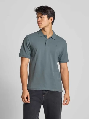 Koszulka polo z krótką listwą guzikową jack & jones