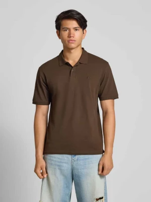 Koszulka polo z krótką listwą guzikową jack & jones