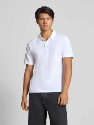 Koszulka polo z krótką listwą guzikową jack & jones