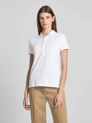 Koszulka polo z krótką listwą guzikową Lauren Ralph Lauren