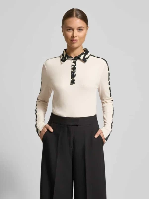 Koszulka polo z krótką listwą guzikową Marc Cain