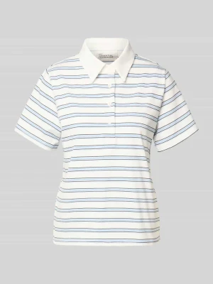 Koszulka polo z krótką listwą guzikową model 'Asla' My Essential Wardrobe