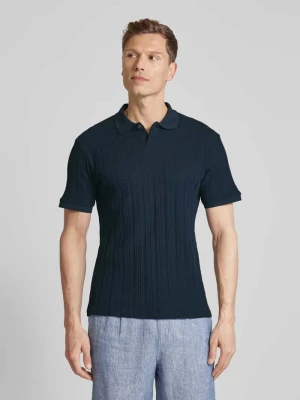 Koszulka polo z krótką listwą guzikową model ‘JADEN’ Selected Homme