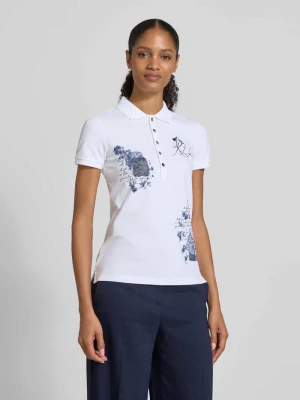 Koszulka polo z krótką listwą guzikową model ‘KIEWICK’ Lauren Ralph Lauren