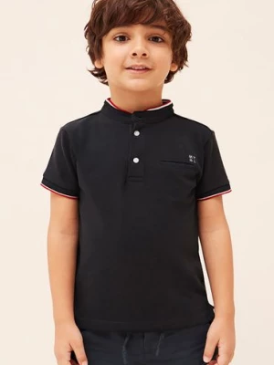 Koszulka polo z krótkim rękawem dla chłopca Mayoral - szara