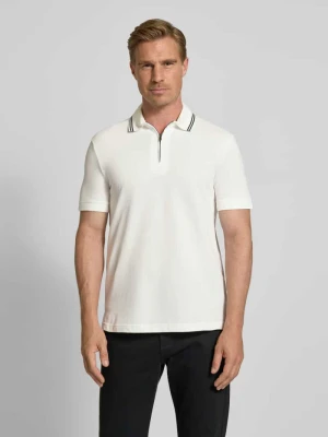 Koszulka polo z krótkim zamkiem błyskawicznym Armani Exchange