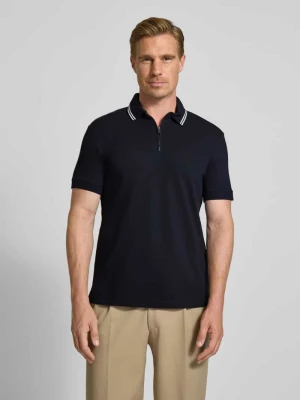 Koszulka polo z krótkim zamkiem błyskawicznym Armani Exchange
