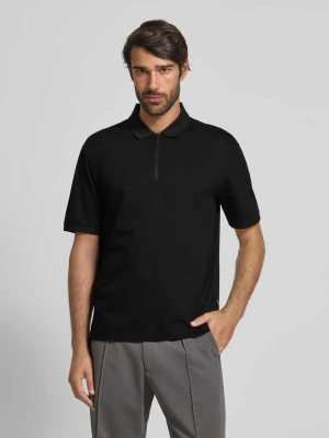 Koszulka polo z krótkim zamkiem błyskawicznym Armani Exchange
