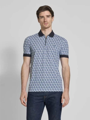 Koszulka polo z krótkim zamkiem błyskawicznym Christian Berg Men