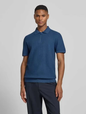 Koszulka polo z krótkim zamkiem błyskawicznym i kołnierzykiem polo MCNEAL