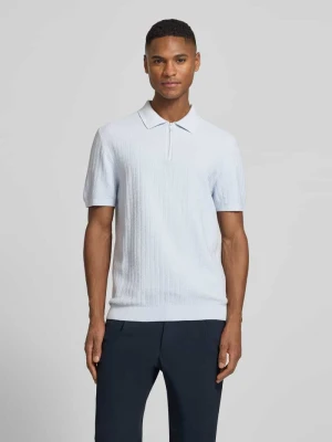 Koszulka polo z krótkim zamkiem błyskawicznym i kołnierzykiem polo MCNEAL