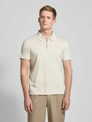 Koszulka polo z krótkim zamkiem błyskawicznym model ‘Brizio’ JOOP! Collection