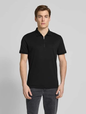 Koszulka polo z krótkim zamkiem błyskawicznym Selected Homme
