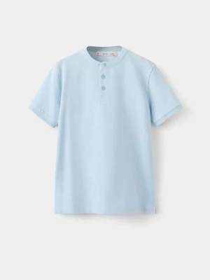 Zdjęcie produktu Koszulka polo z listwą z guzikami biały - Dzieci - lata - MANGO KIDS