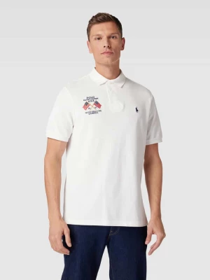 Koszulka polo z logo i wyhaftowanym motywem Polo Ralph Lauren