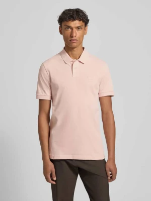 Koszulka polo z mieszanki bawełny o kroju regular fit model 'PASSENGER' Boss Orange