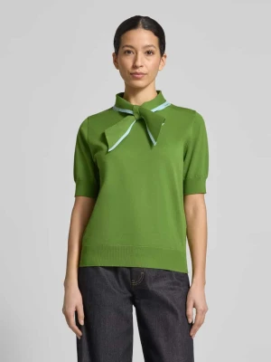 Koszulka polo z mieszanki wiskozy o kroju regular fit model 'JONDA' Essentiel Antwerp