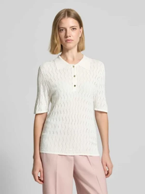 Koszulka polo z mieszanki wiskozy o kroju regular fit s.Oliver BLACK LABEL