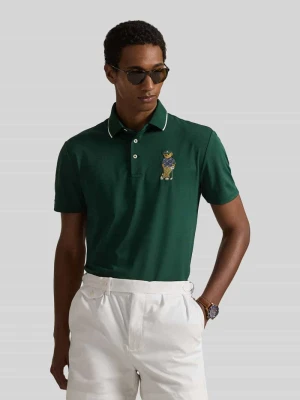 Koszulka polo z nadrukiem Polo Bear Polo Ralph Lauren Zielony