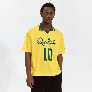 Koszulka polo z nadrukiem Ronaldinho House żółty