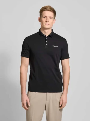 Koszulka polo z nadrukiem z logo Armani Exchange