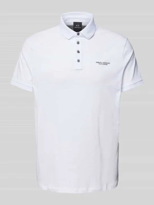 Koszulka polo z nadrukiem z logo Armani Exchange