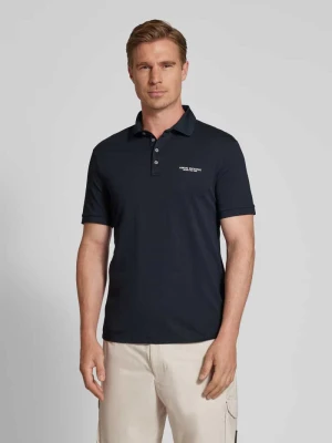 Koszulka polo z nadrukiem z logo Armani Exchange