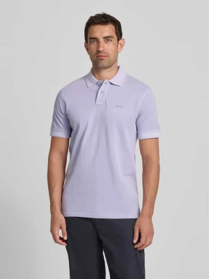 Koszulka polo z nadrukiem z logo Boss Orange