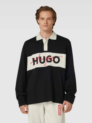 Koszulka polo z nadrukiem z logo model ‘Dilvret’ HUGO
