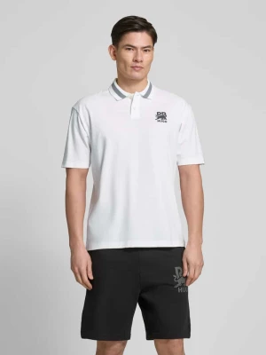 Koszulka polo z nadrukiem z logo model ‘Dodac’ HUGO