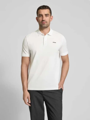 Koszulka polo z nadrukiem z logo model ‘Donos’ HUGO