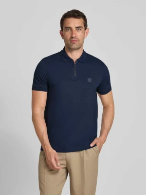 Koszulka polo z naszywką z logo Boss Orange