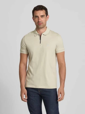 Koszulka polo z naszywką z logo Boss Orange