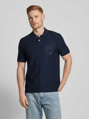 Koszulka polo z naszywką z logo Lerros