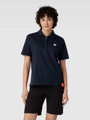 Koszulka polo z naszywką z logo model ‘CATALEYA’ Fire + Ice